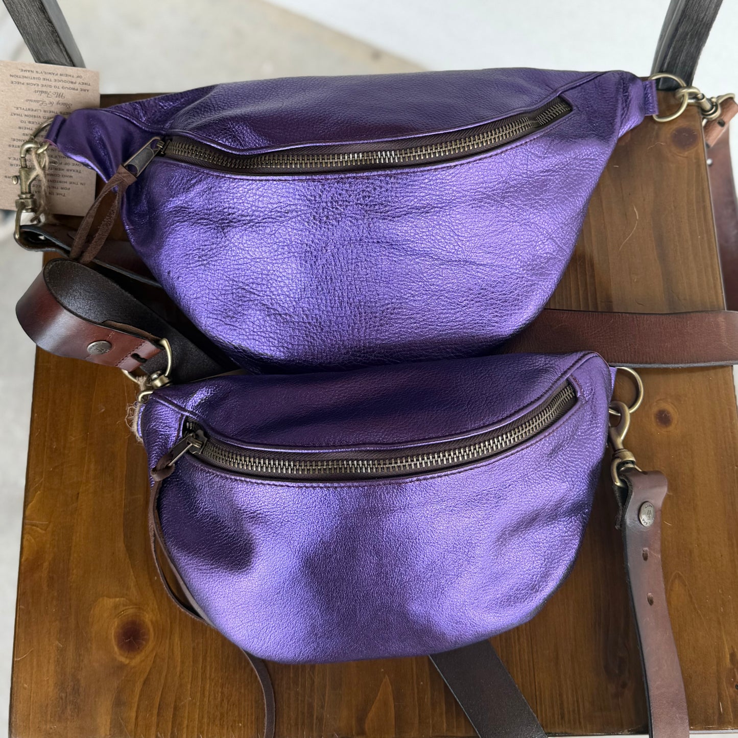 Two Bar West, The Purple Bum Bag