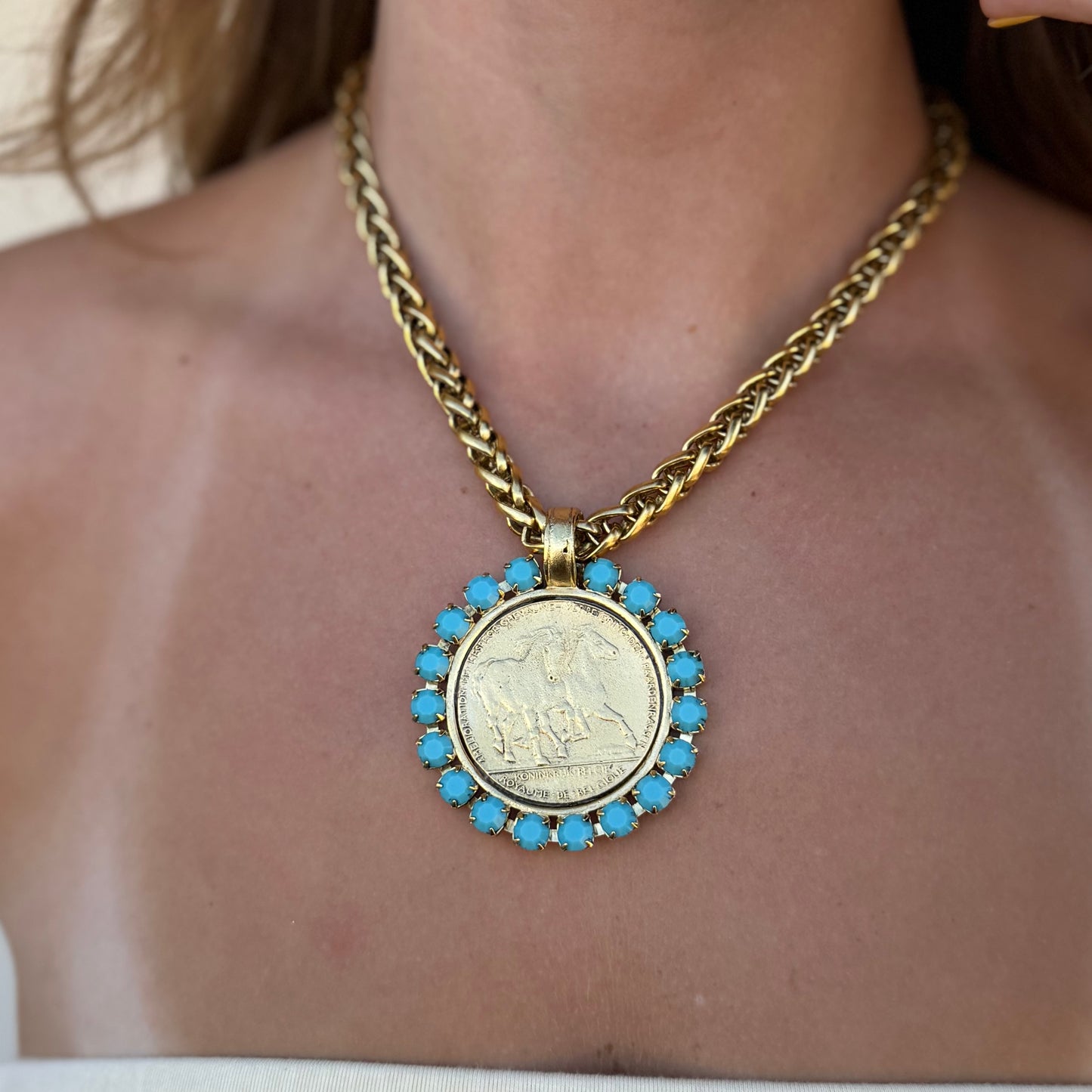 Necklace, The Pair of Wild Horses