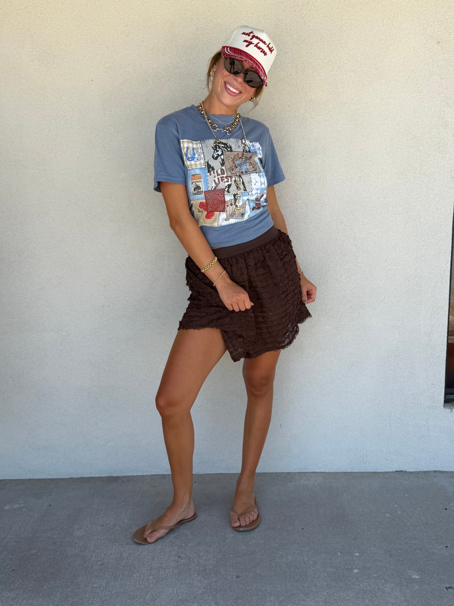 The Frilled Mini Skirt