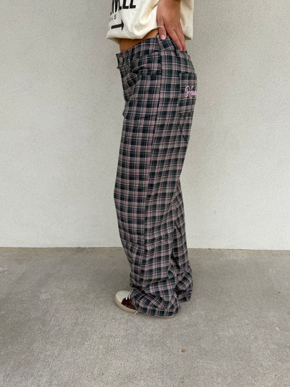 “Howdy” Plaid Trousers
