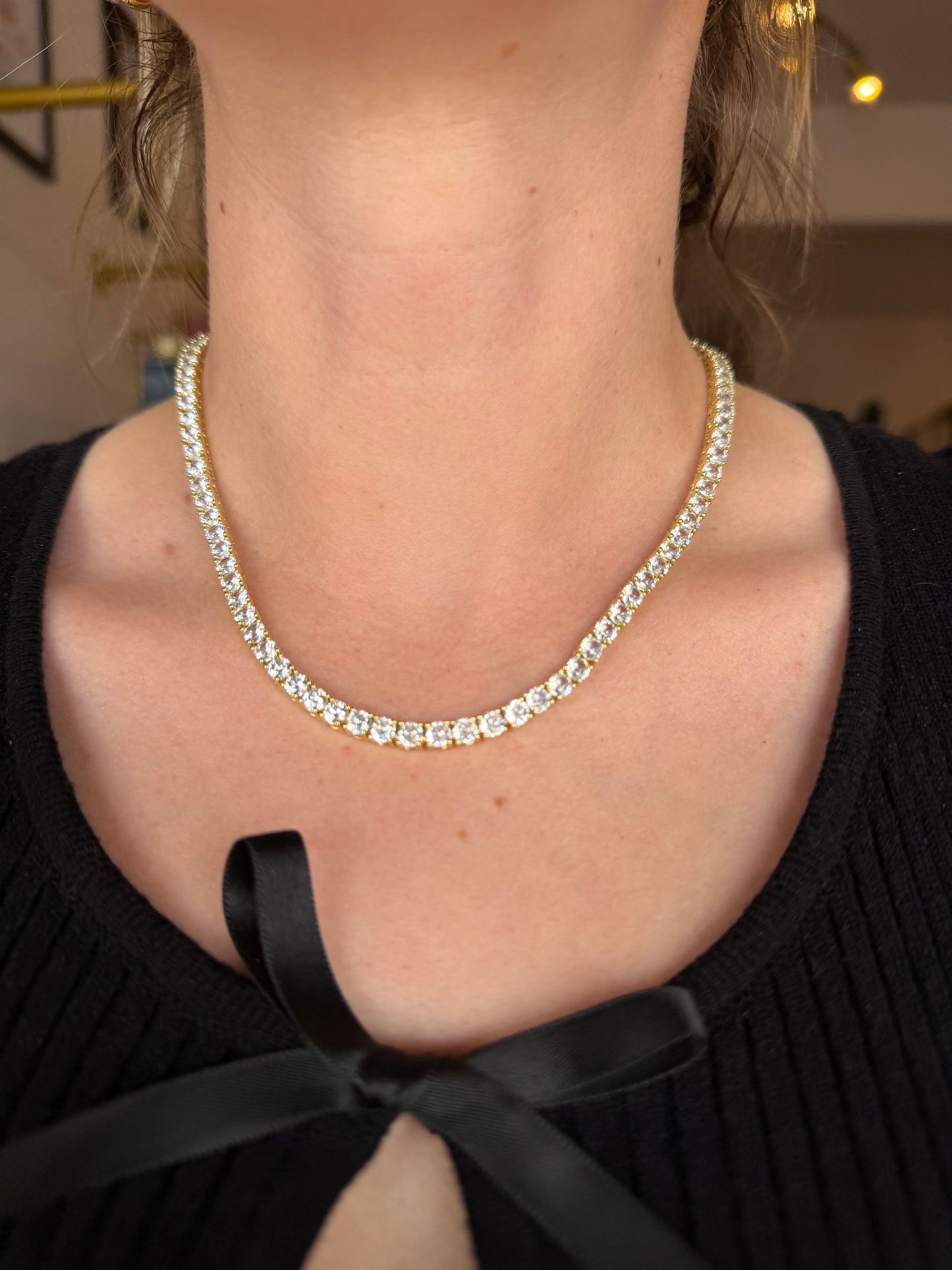 The Meredith Tennis Necklace