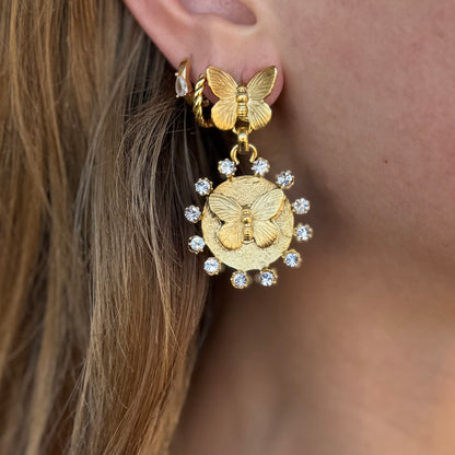 Earrings, The Flitter on Fire Dangles