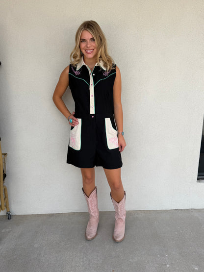 Wild West Retro Romper