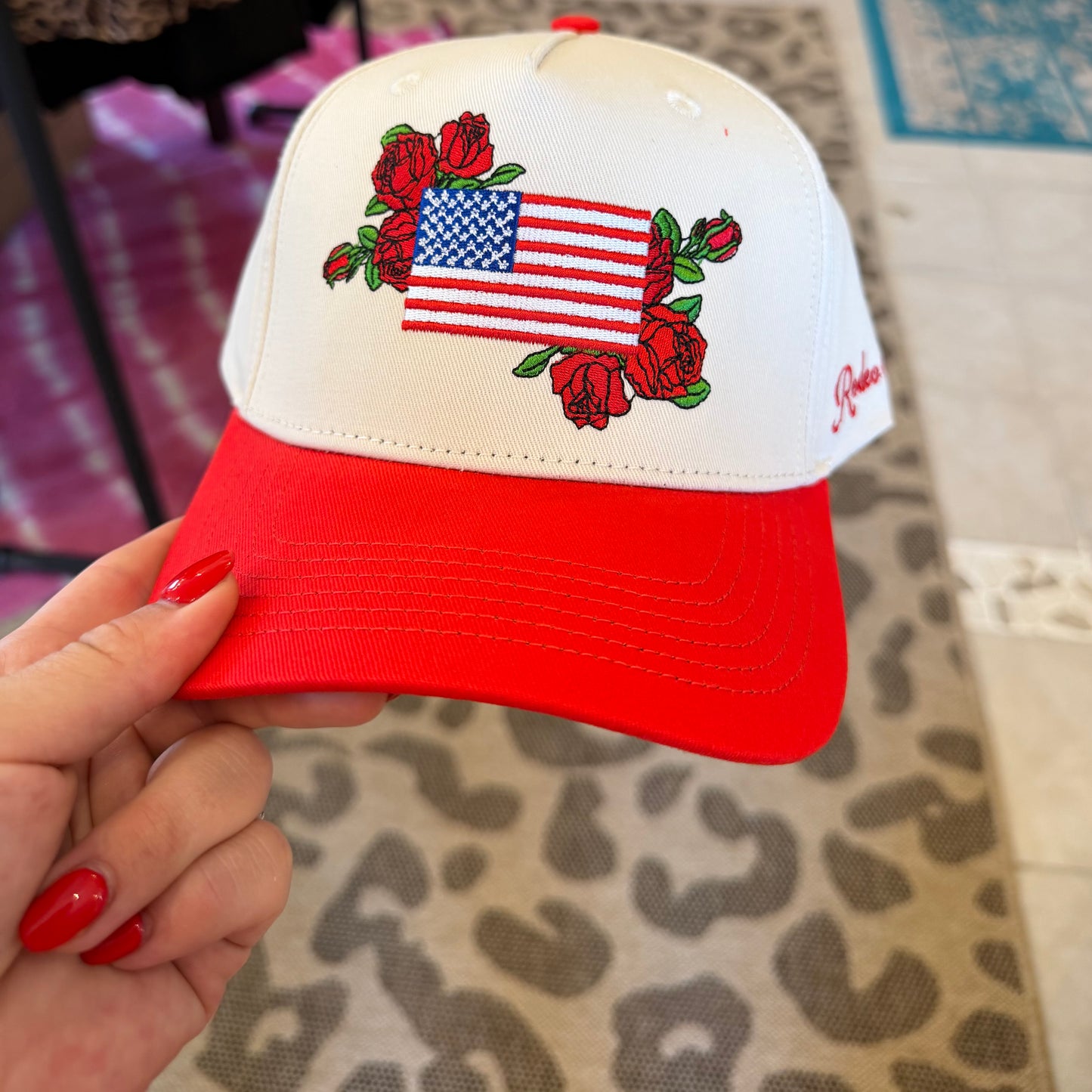 Americana Rose Cap