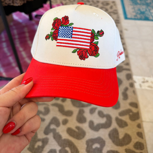 Americana Rose Cap