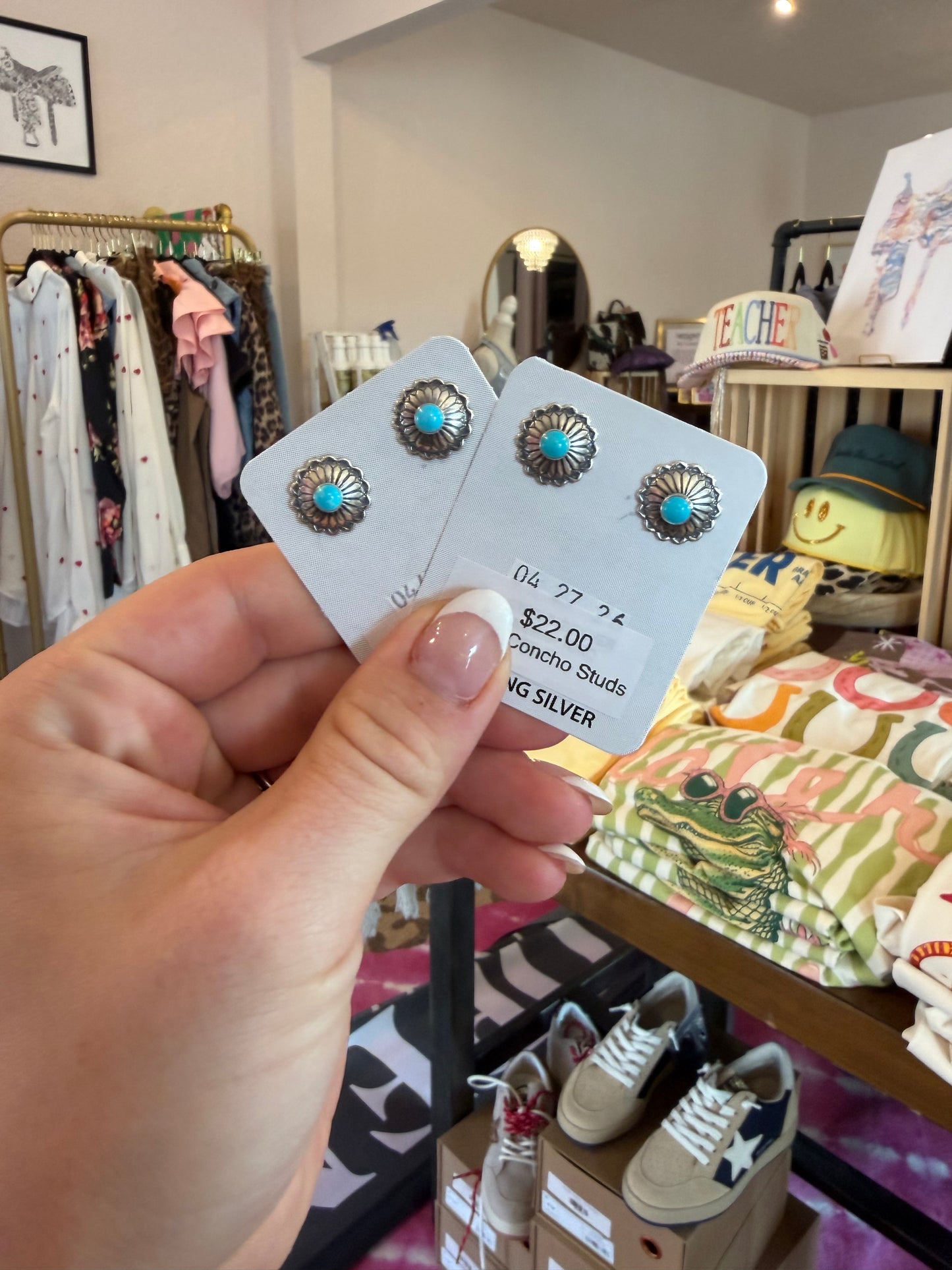 Mini Concho Studs