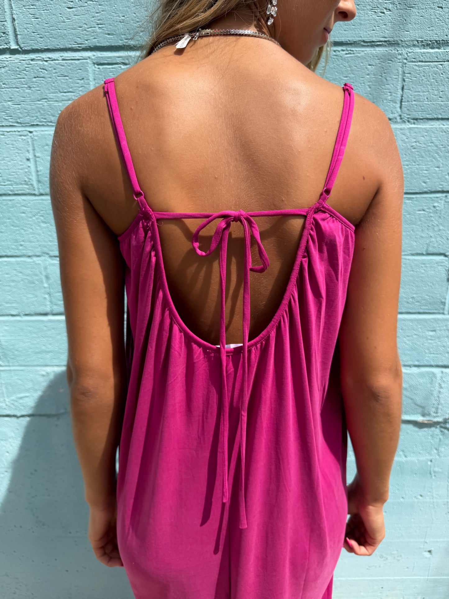 Extra Love Tie-Back Midi Dress