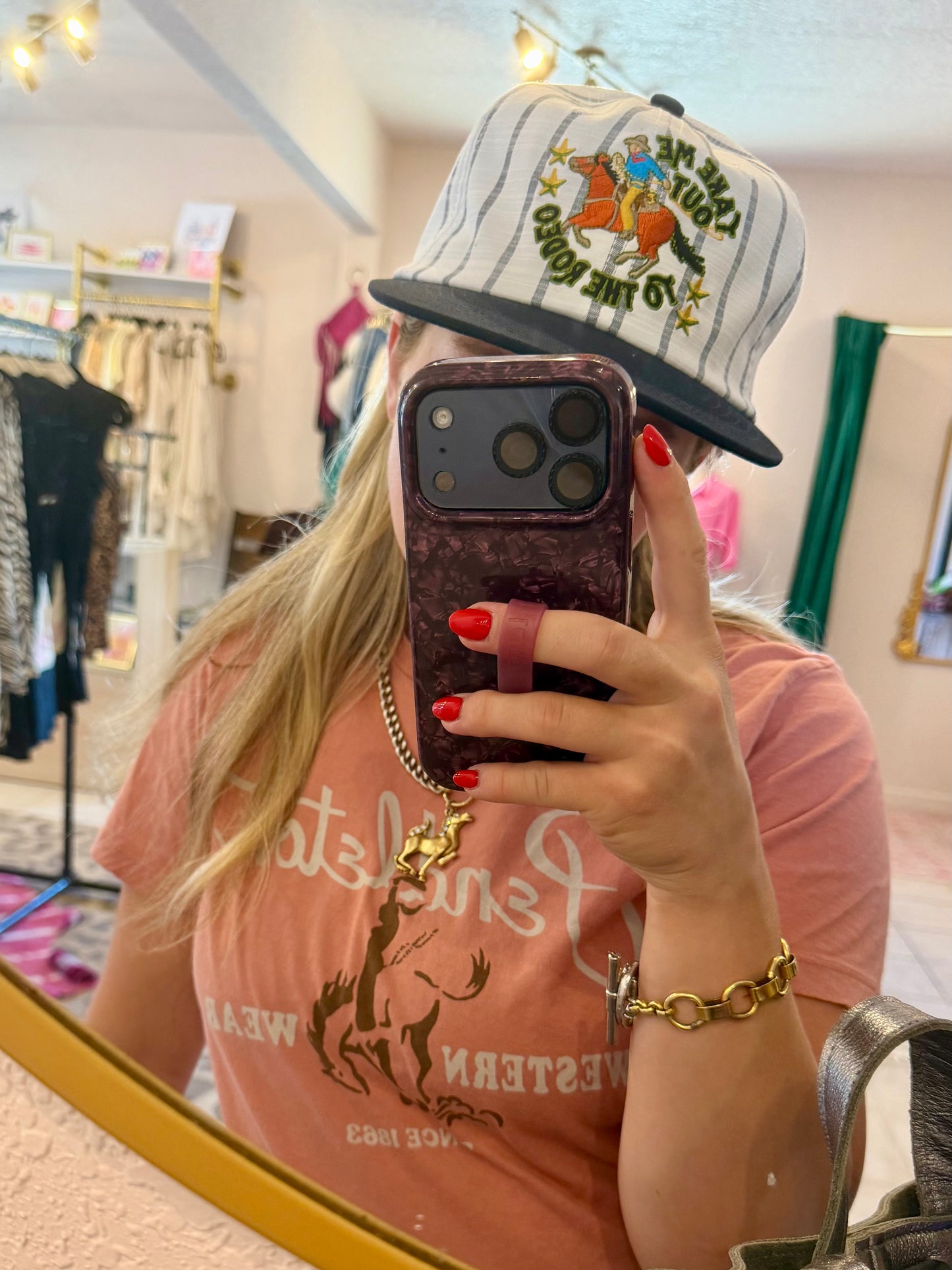 Take me out to the rodeo Cap