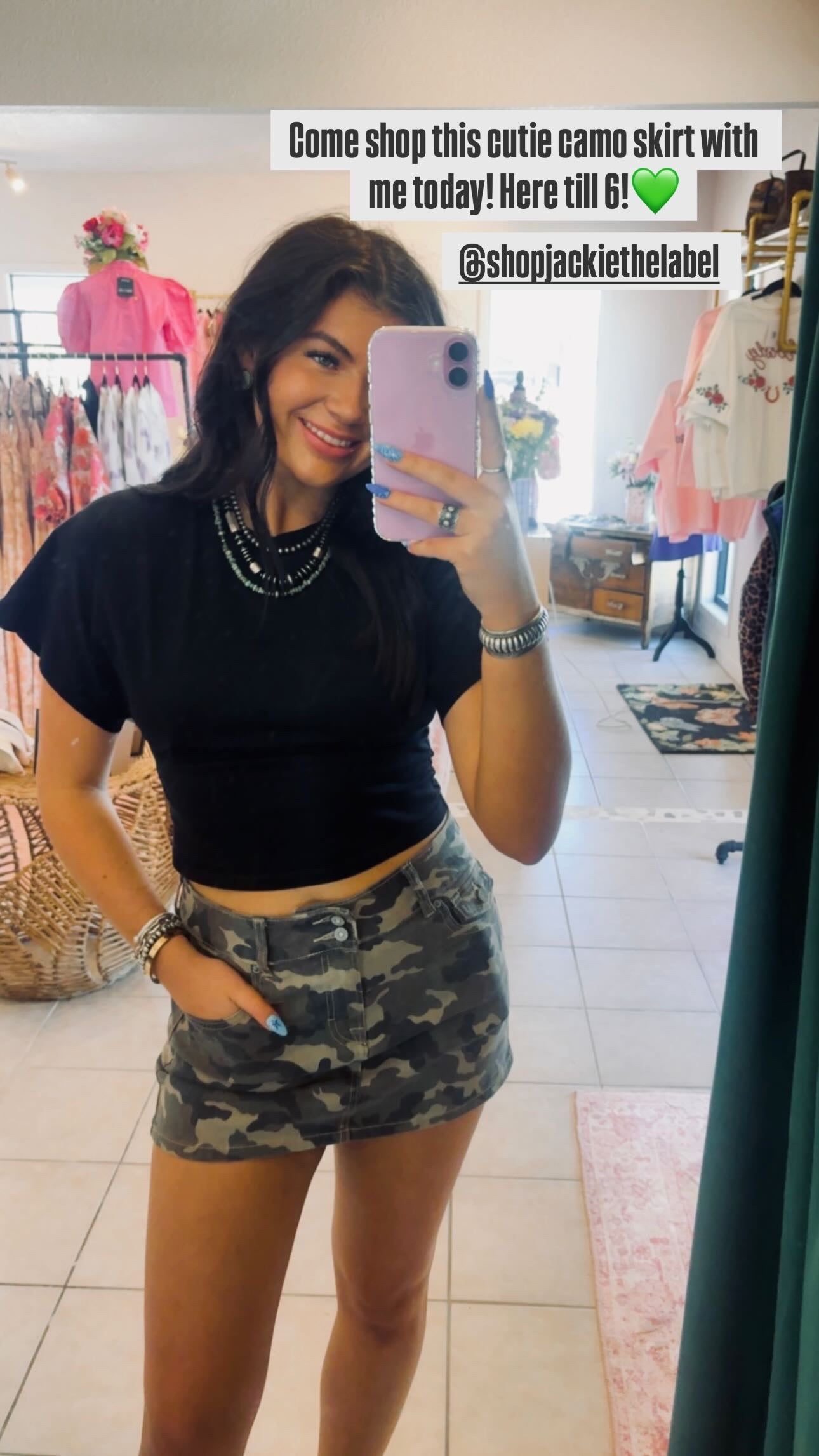 Skirt, Camo Skirt