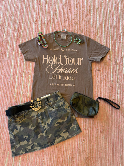 Skirt, Camo Skirt