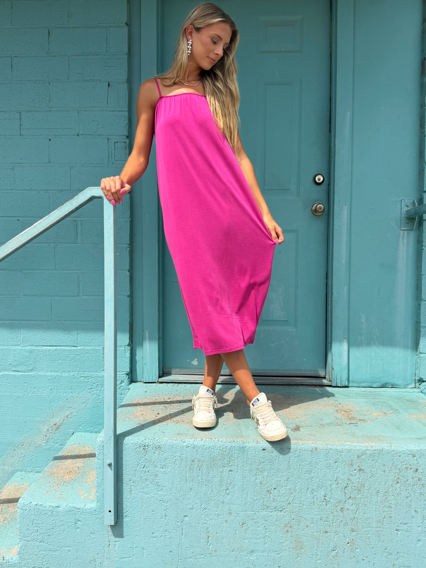 Extra Love Tie-Back Midi Dress