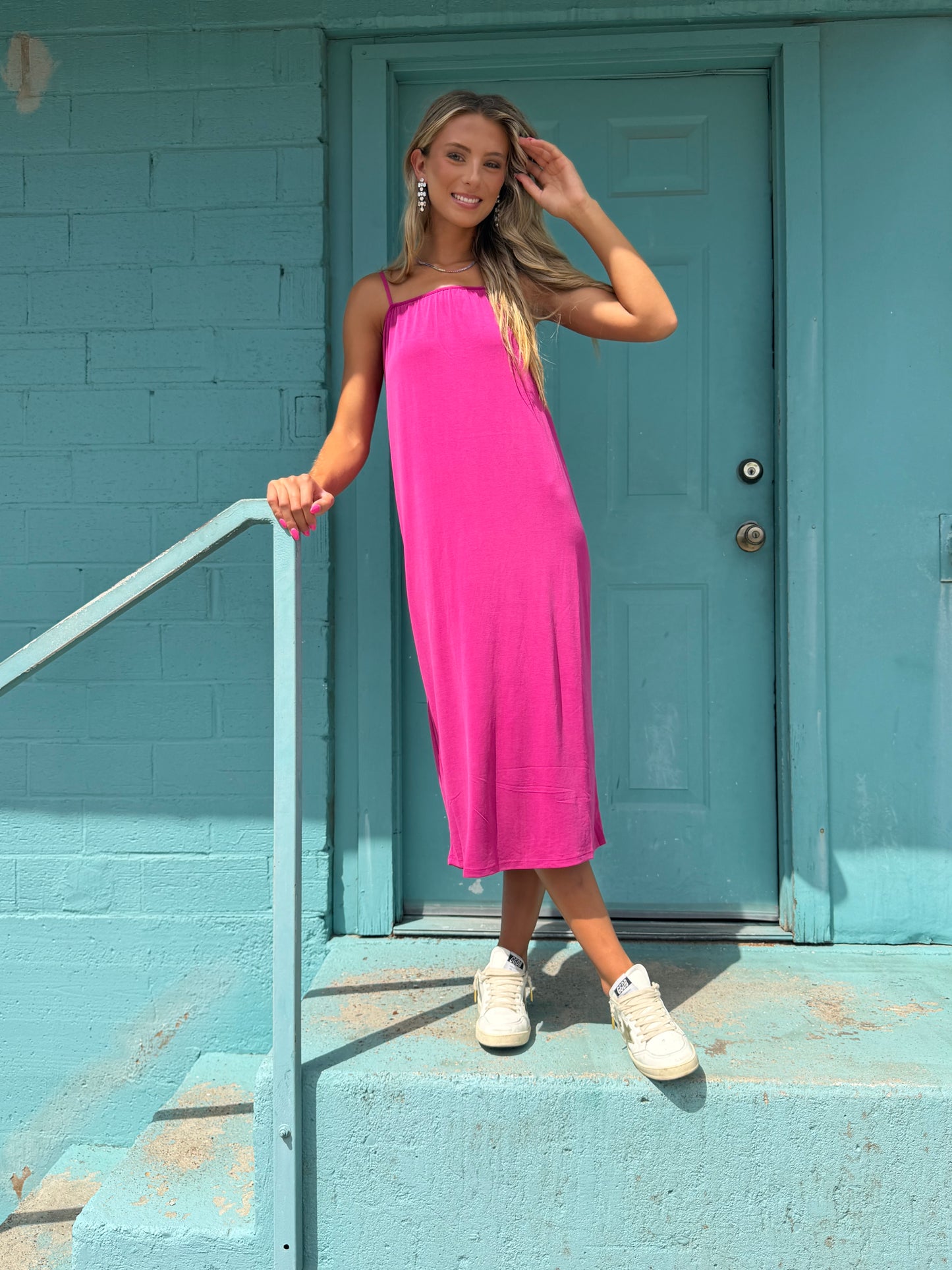 Extra Love Tie-Back Midi Dress