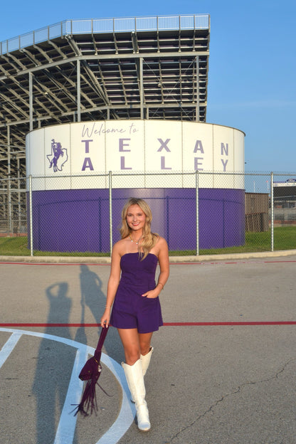 Purple Rain Romper