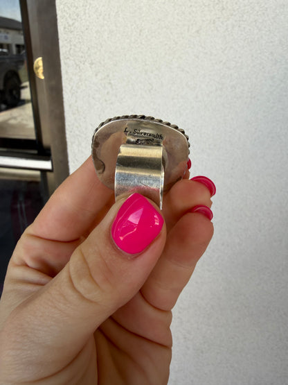 Big Turquoise Square Ring