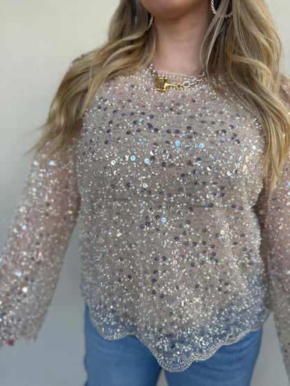 The Layla Beaded Top