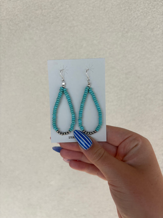 Turquoise Teardrop Earrings
