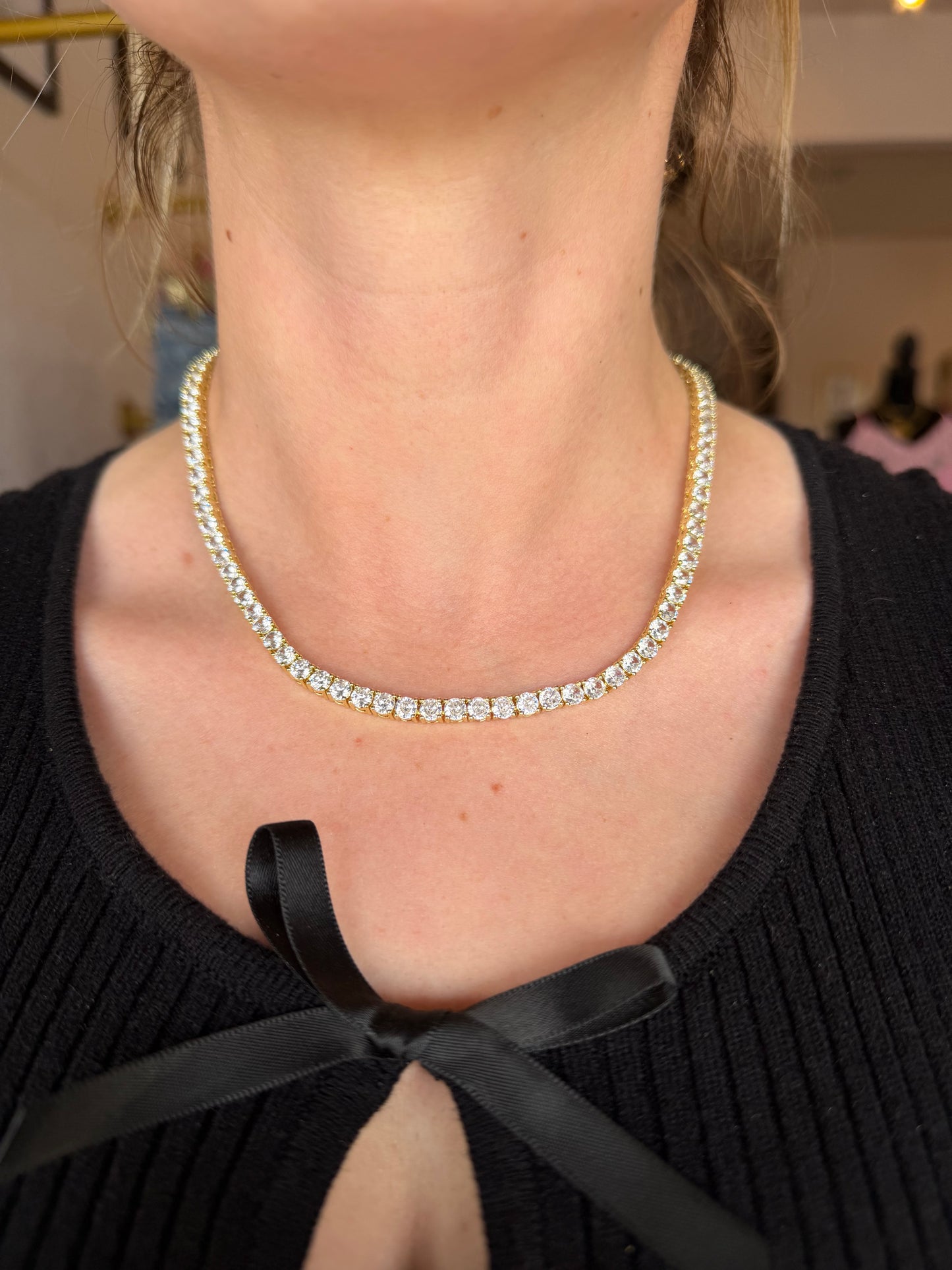 The Meredith Tennis Necklace