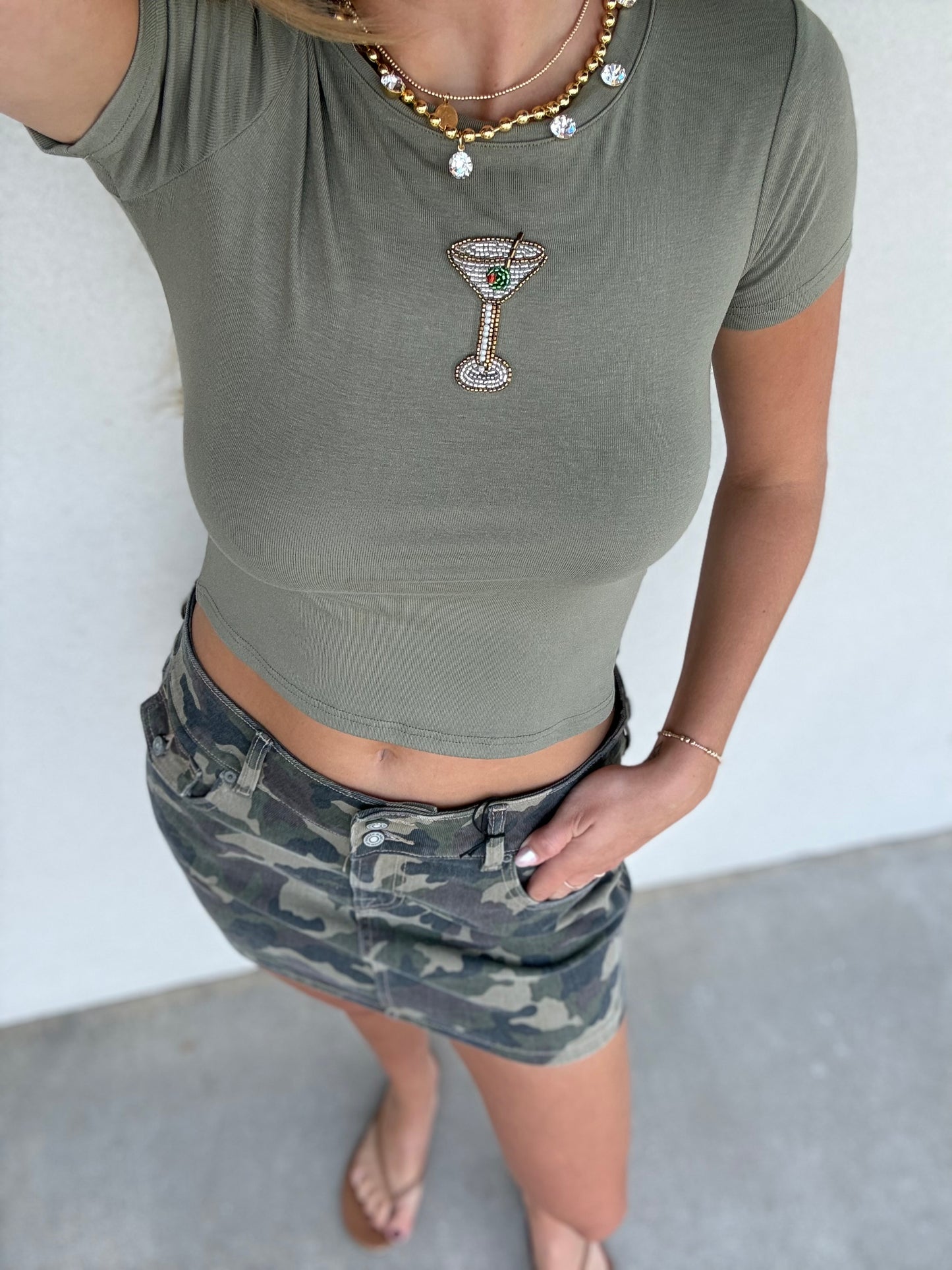 Martini Baby Tee
