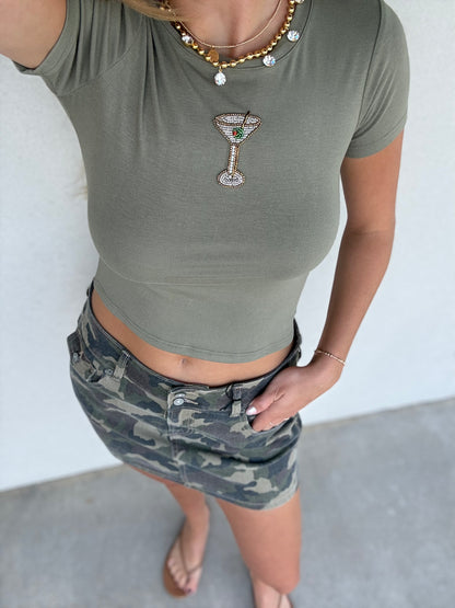 Martini Baby Tee