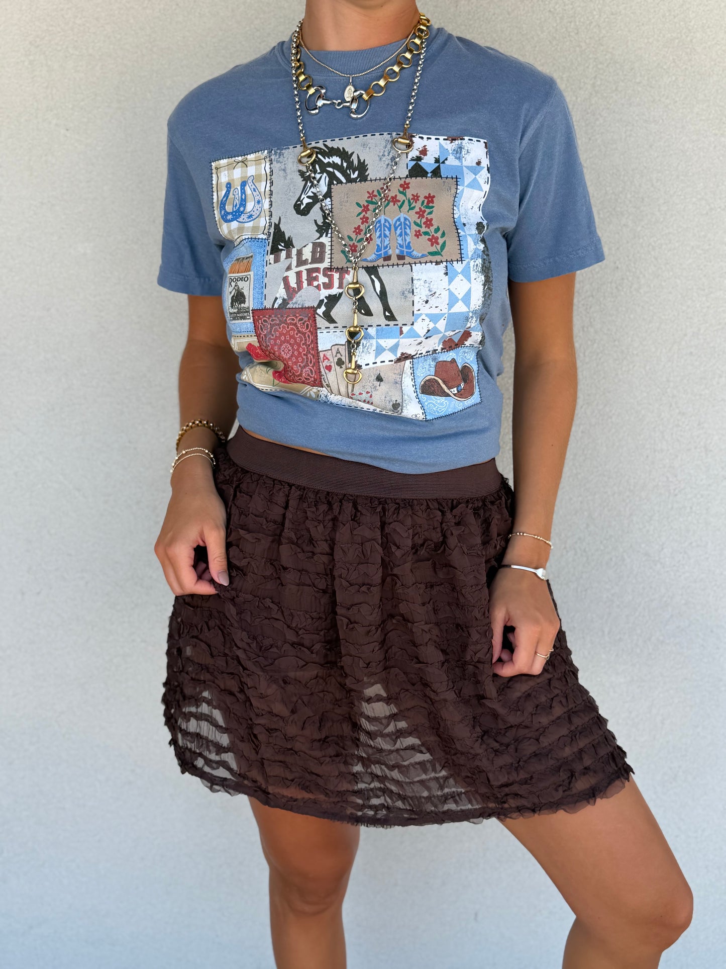 Wild West Patchwork Tee