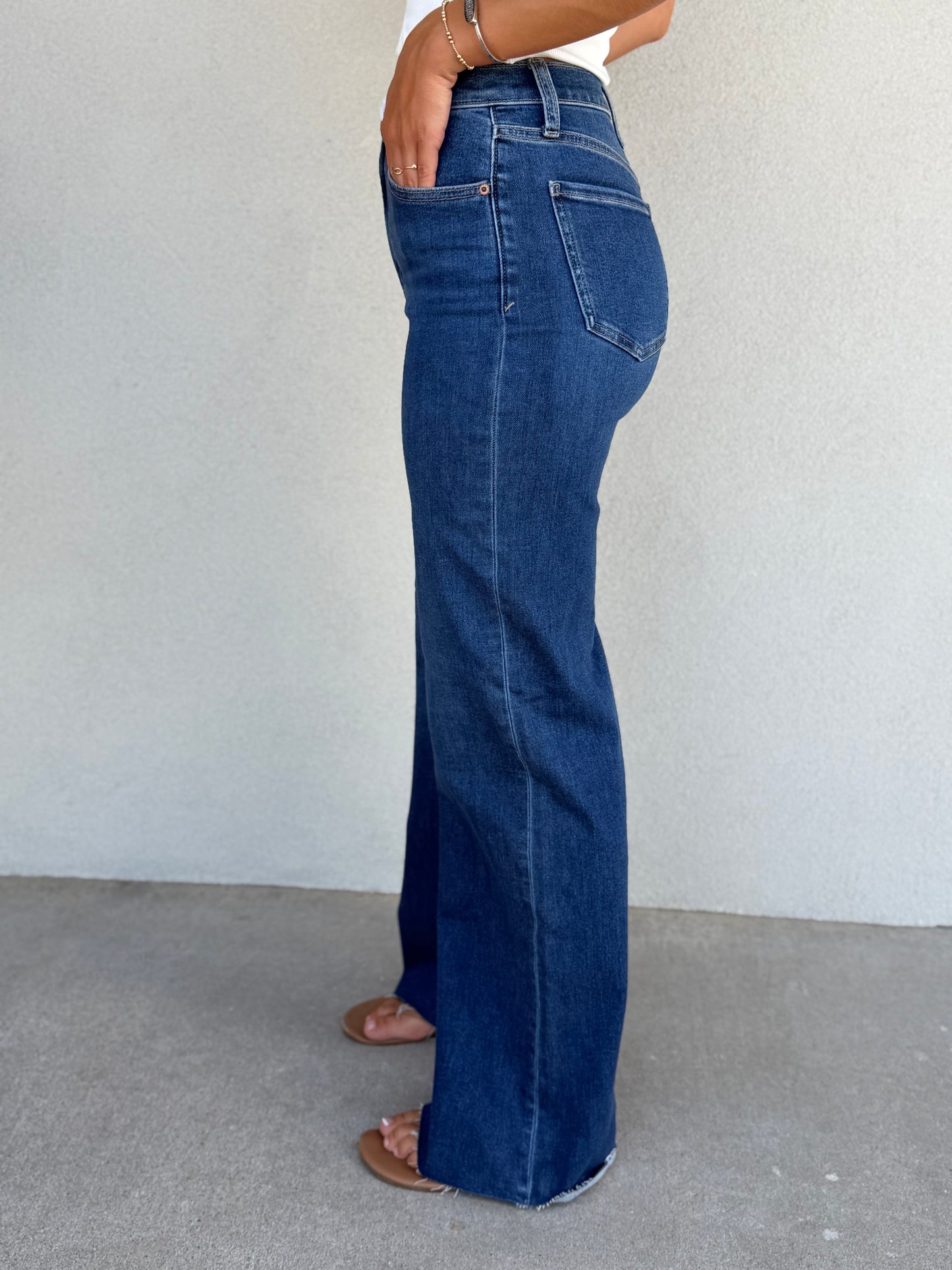 Far Out-Dark Denim Jeans