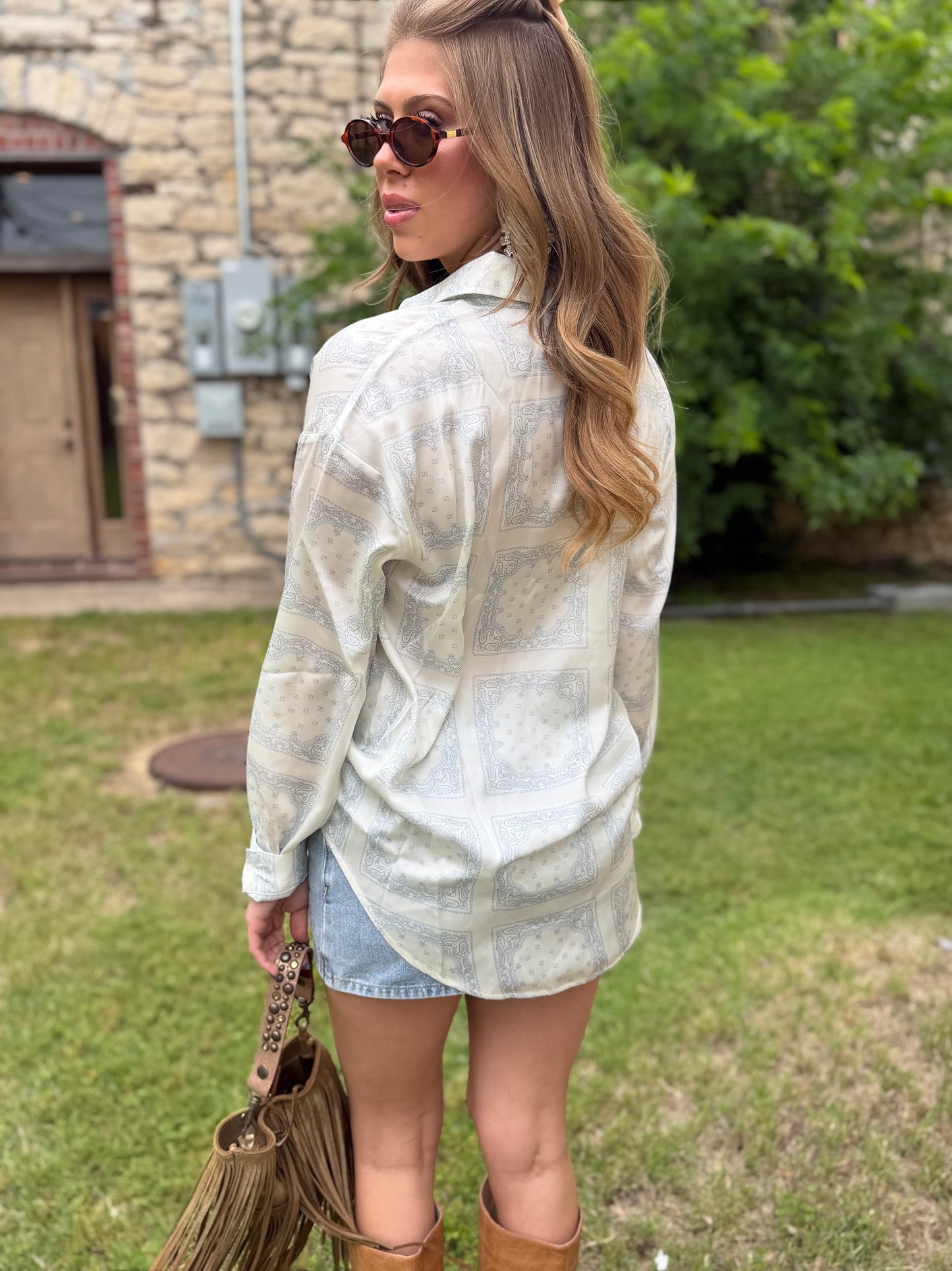 The Bandana Button Up
