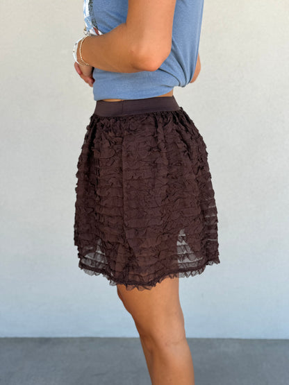 The Frilled Mini Skirt