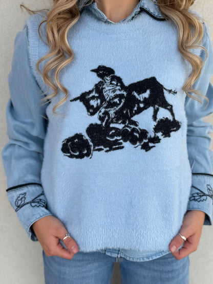 Bulldog Sleeveless Sweater