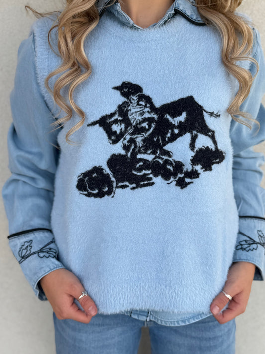 Bulldog Sleeveless Sweater