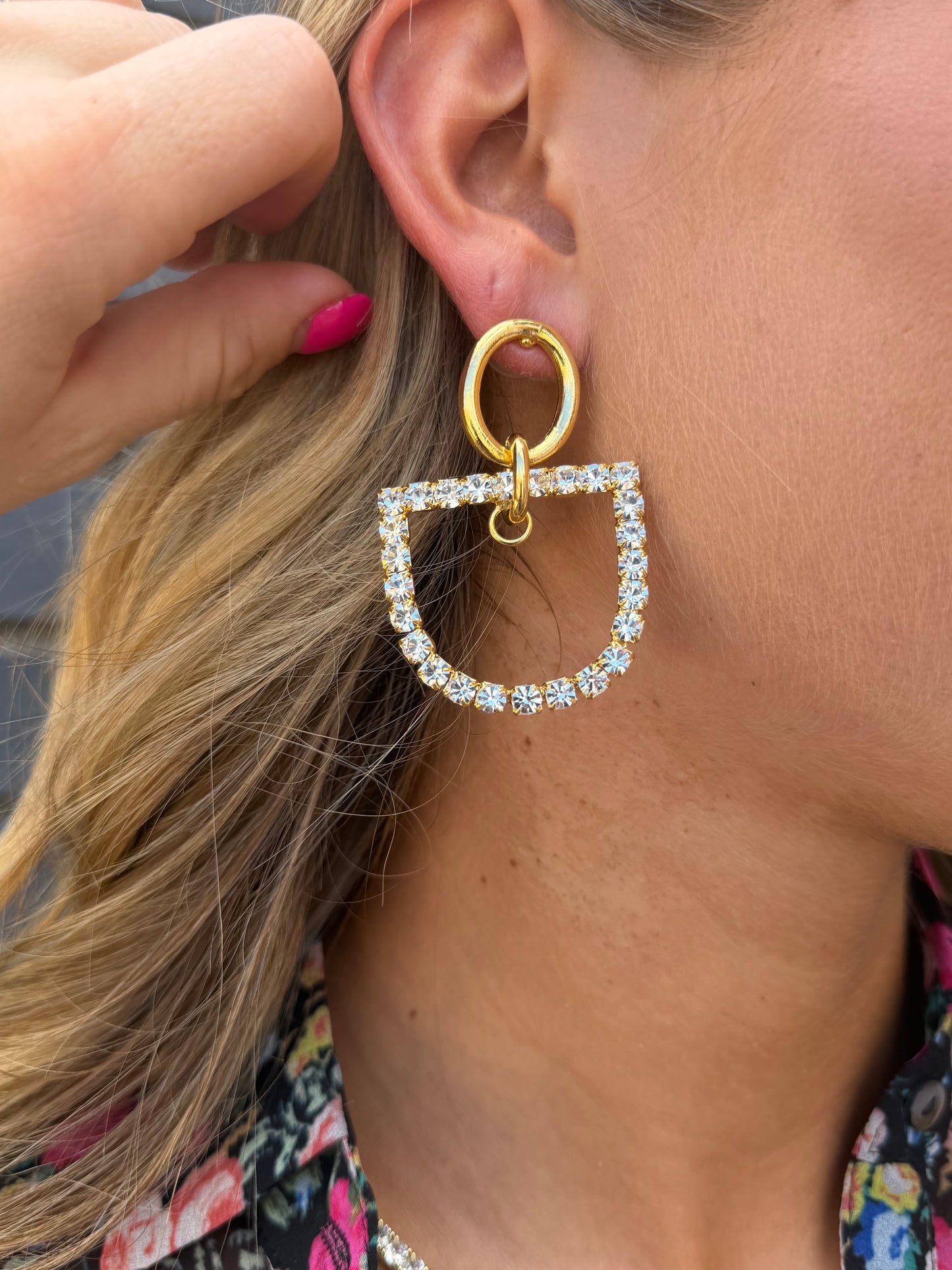 Rhinestone Belle Earrings