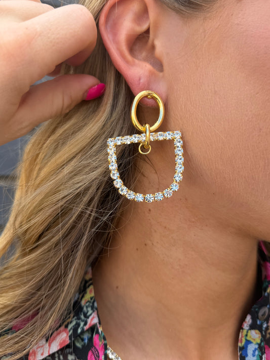 Rhinestone Belle Earrings