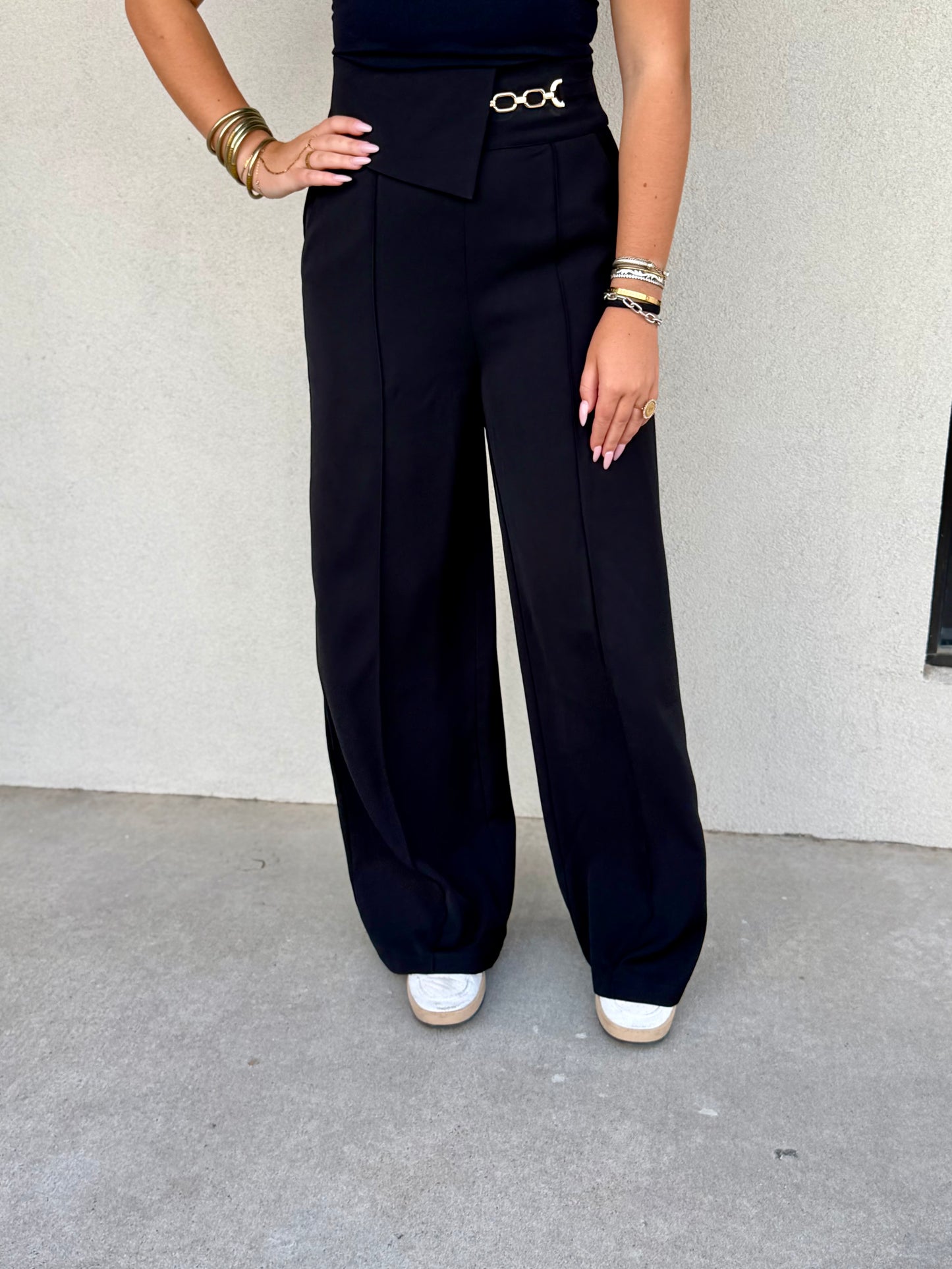 The Gold Buckle Trouser Pants