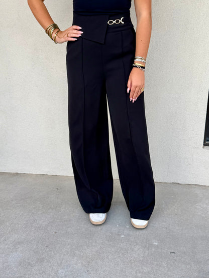 The Gold Buckle Trouser Pants