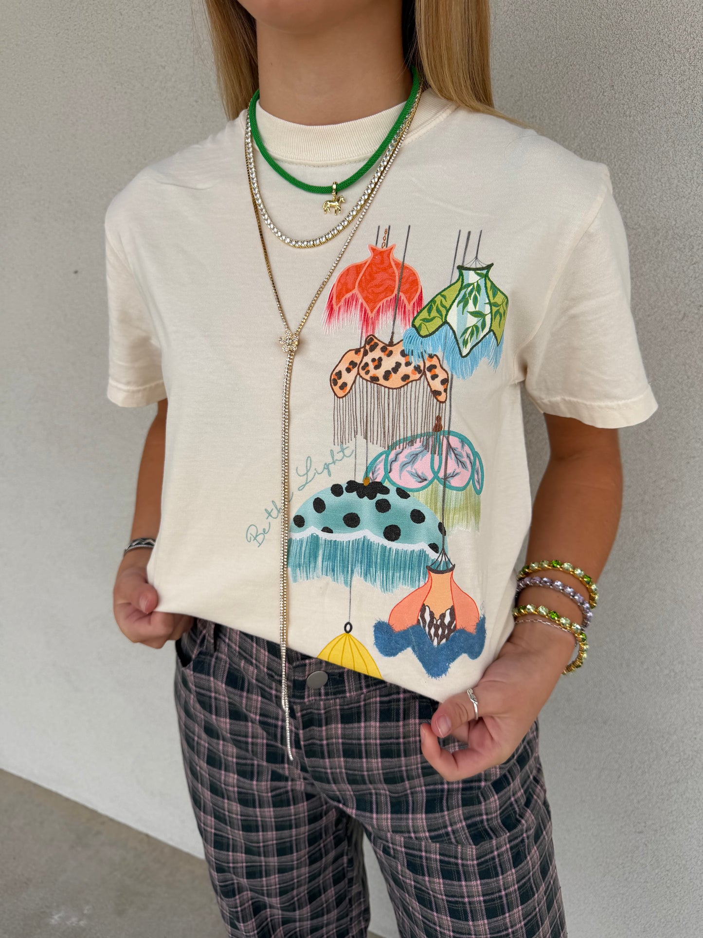 Be The Light Vintage Lamp Tee