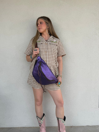 Two Bar West, The Purple Bum Bag
