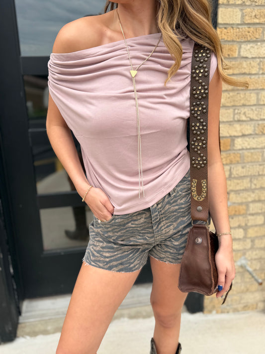 Top, The Mattie One Shoulder