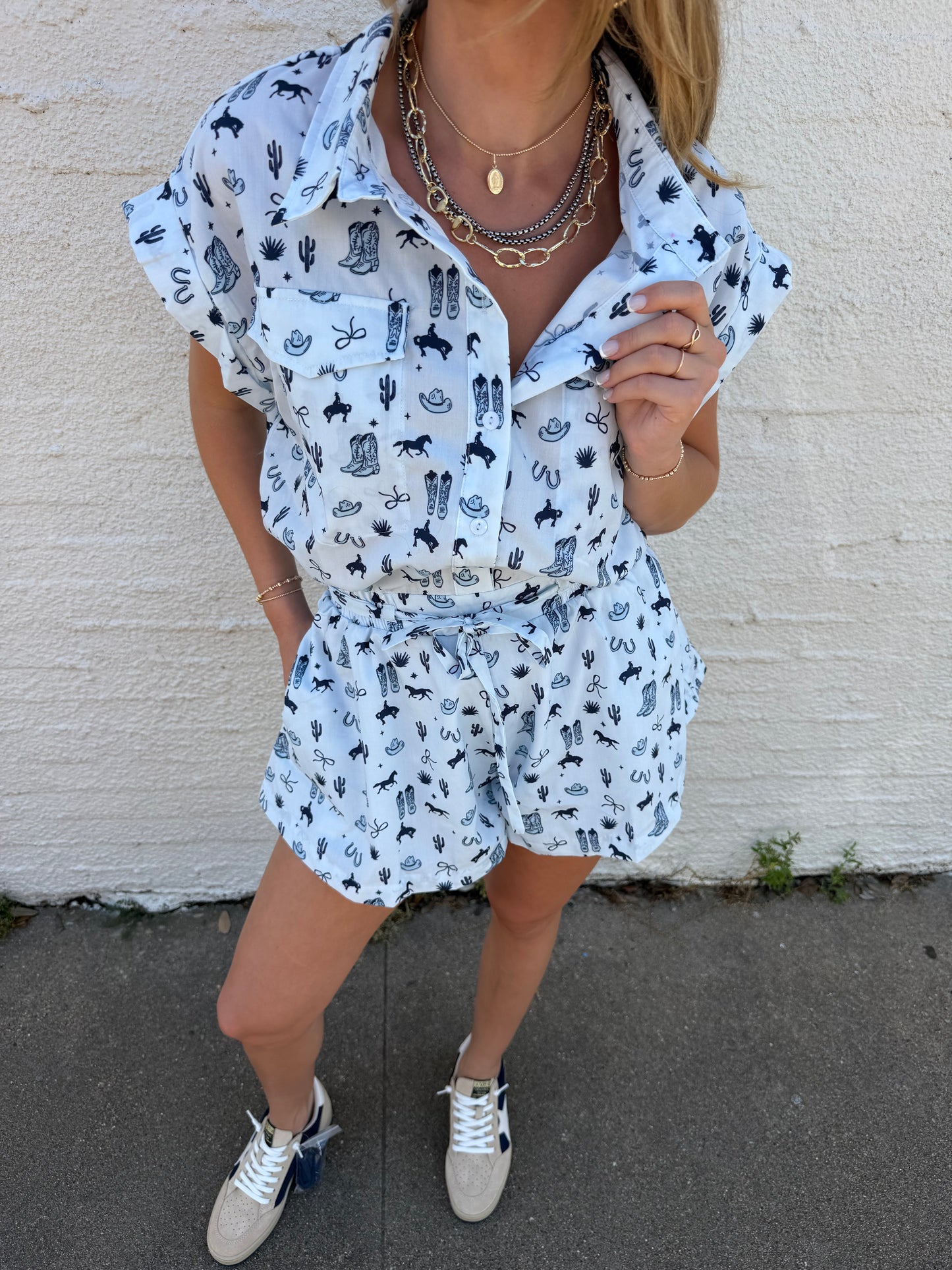 The Cowboy Cool Romper