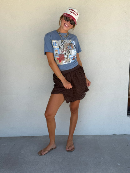 The Frilled Mini Skirt