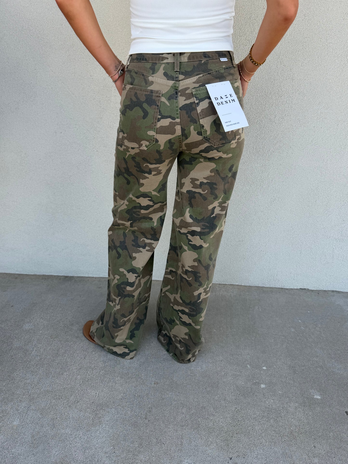 Far Out- Camo Jeans