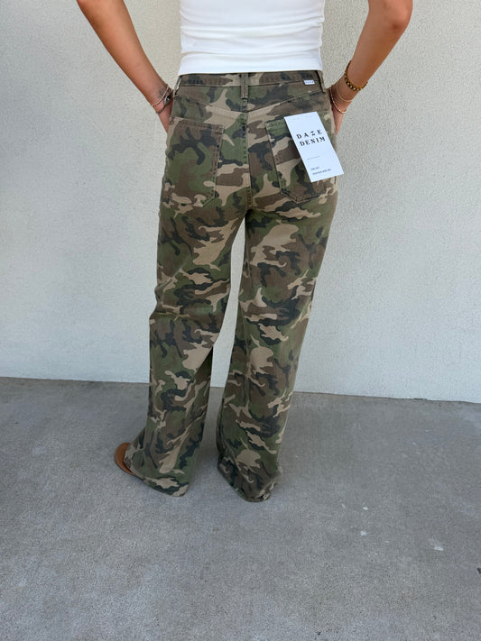 Far Out- Camo Jeans