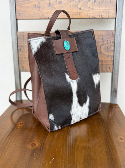 Two Bar West, Hair on Hide Backpack