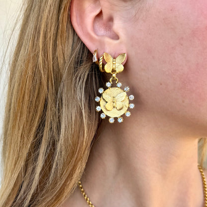 Earrings, The Flitter on Fire Dangles