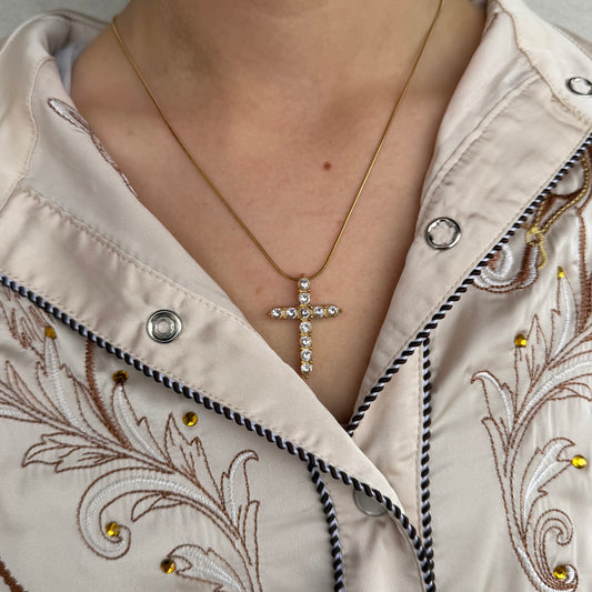 Diamond Cross Necklace