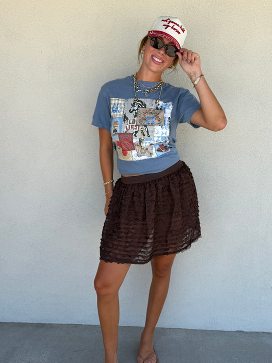 The Frilled Mini Skirt