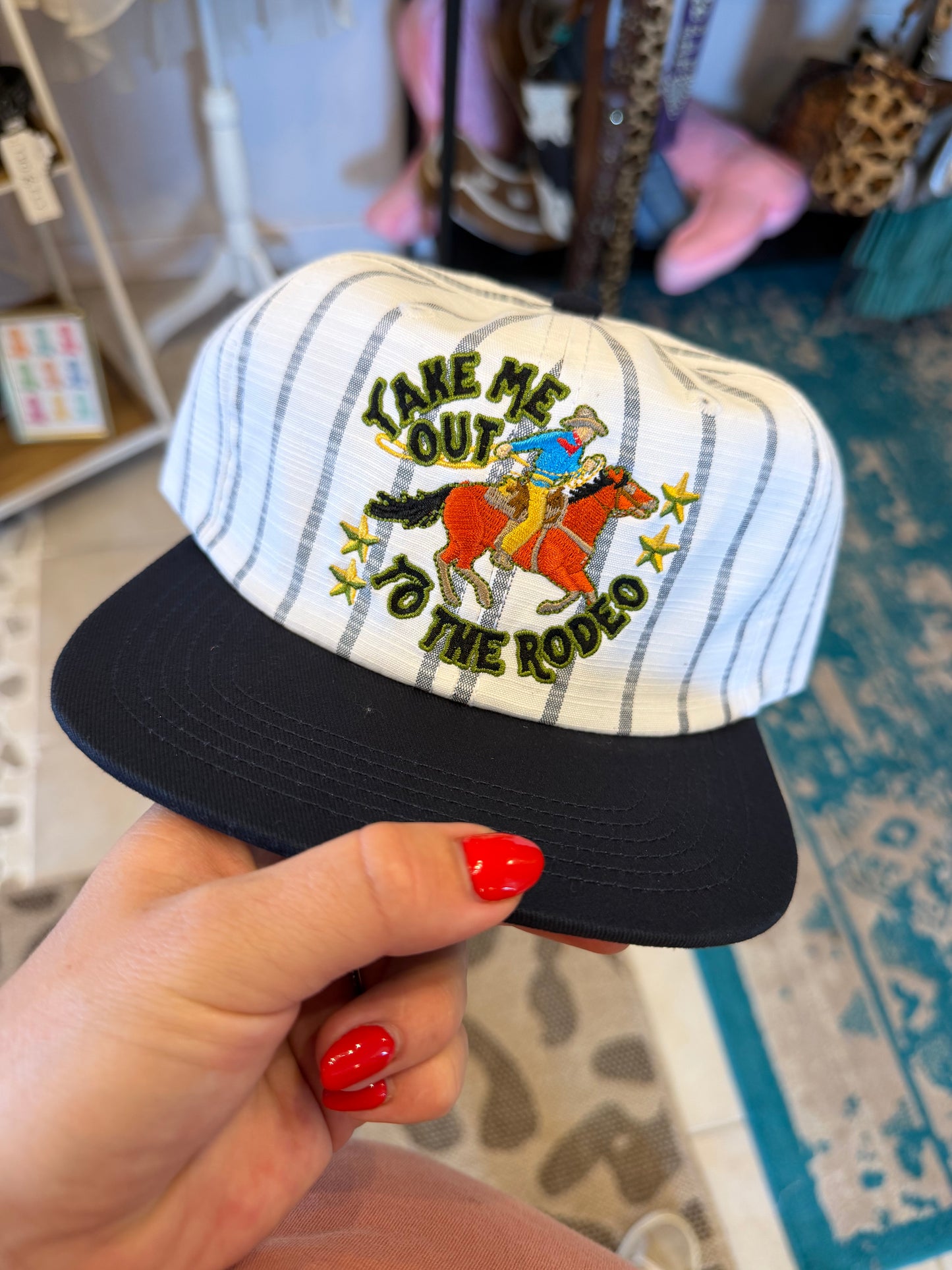 Take me out to the rodeo Cap