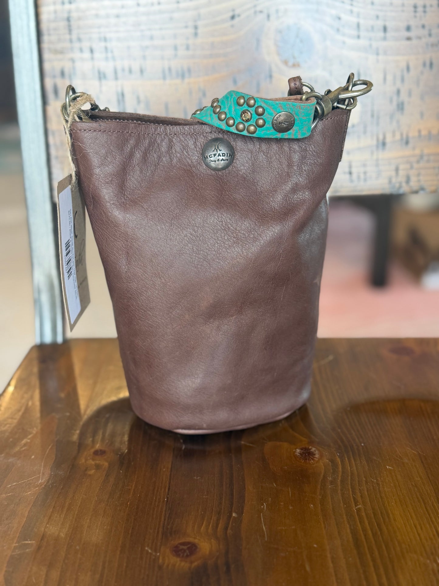 Two Bar West, Small Bucket with Half Hair on Hide