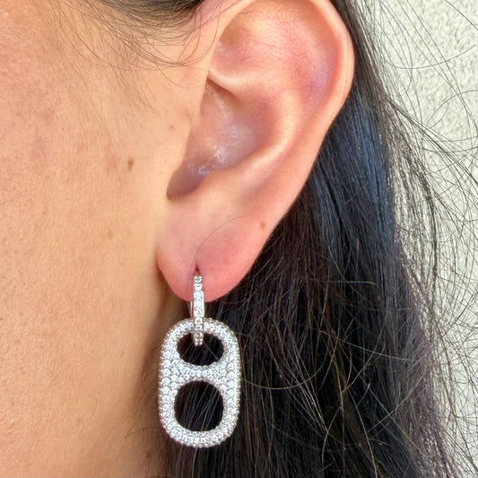Hillbetty Poptab Huggie Hoops