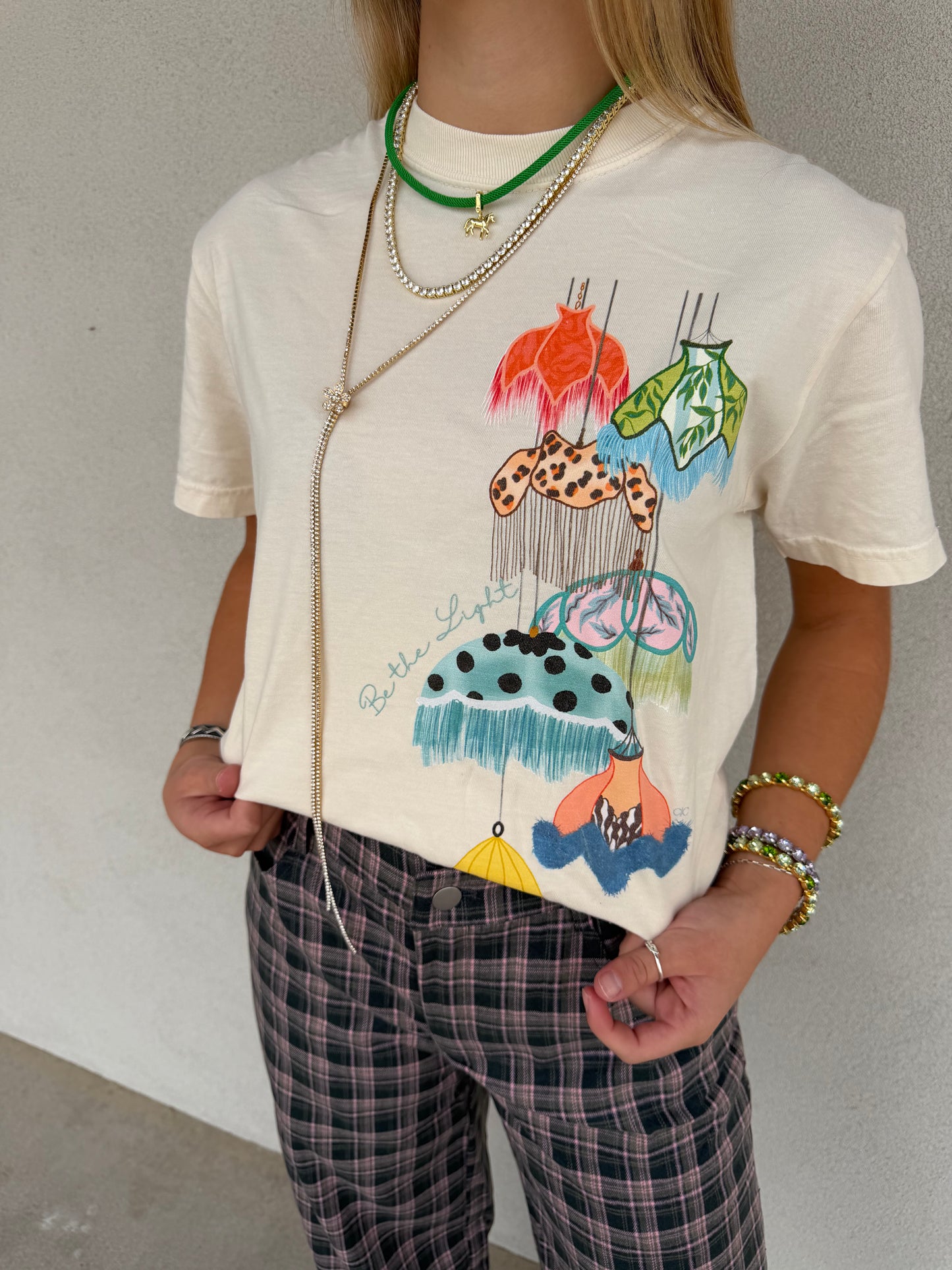 Be The Light Vintage Lamp Tee