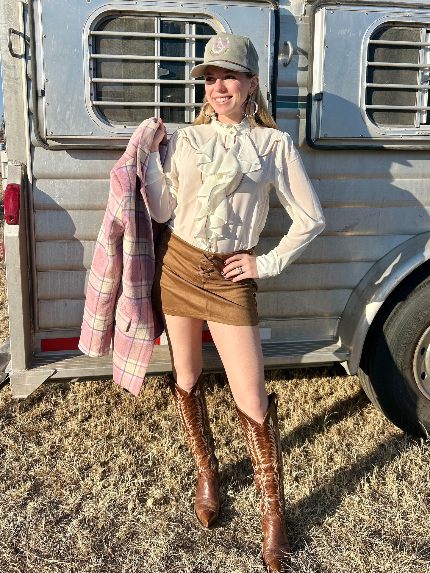 Blouse, The Western Ruffle