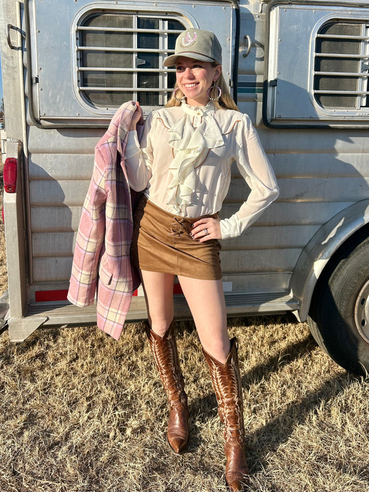 Blouse, The Western Ruffle